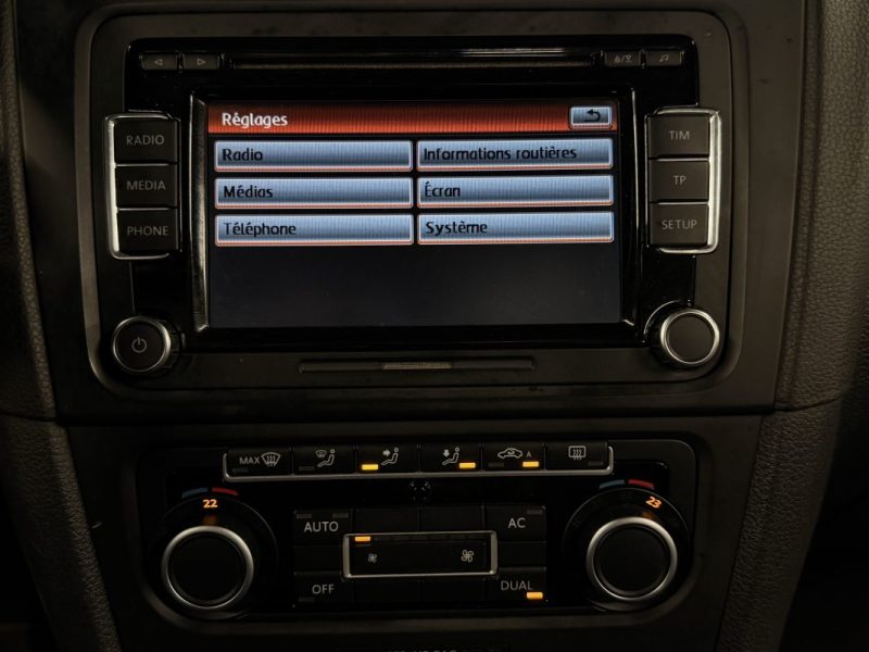 VOLKSWAGEN GOLF 6 VI CABRIOLET 1.2 TSI 105 Cv CARAT / ORIGINE FRANCE CRIT AIR 1 BVM6 - GARANTIE 1 AN