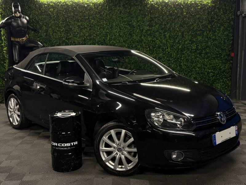 VOLKSWAGEN GOLF 6 VI CABRIOLET 1.2 TSI 105 Cv CARAT / ORIGINE FRANCE CRIT AIR 1 BVM6 - GARANTIE 1 AN