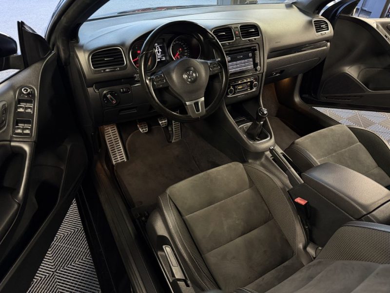 VOLKSWAGEN GOLF 6 VI CABRIOLET 1.2 TSI 105 Cv CARAT / ORIGINE FRANCE CRIT AIR 1 BVM6 - GARANTIE 1 AN