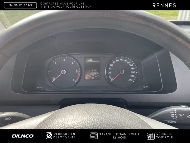 VW TRANSPORTER T6 BVM L2H1 2L TDI 102CH 2017 - TVA RECUPERABLE / SUIVI COMPLET VW / GARANTIE 12 MOIS