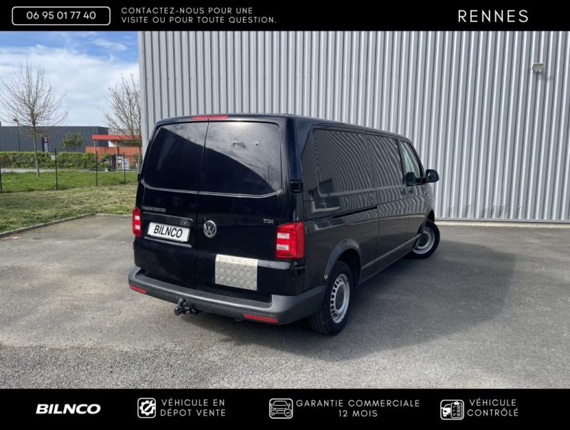 VW TRANSPORTER T6 BVM L2H1 2L TDI 102CH 2017 - TVA RECUPERABLE / SUIVI COMPLET VW / GARANTIE 12 MOIS