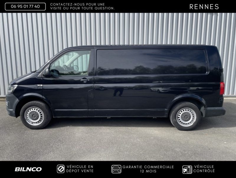 VW TRANSPORTER T6 BVM L2H1 2L TDI 102CH 2017 - TVA RECUPERABLE / SUIVI COMPLET VW / GARANTIE 12 MOIS