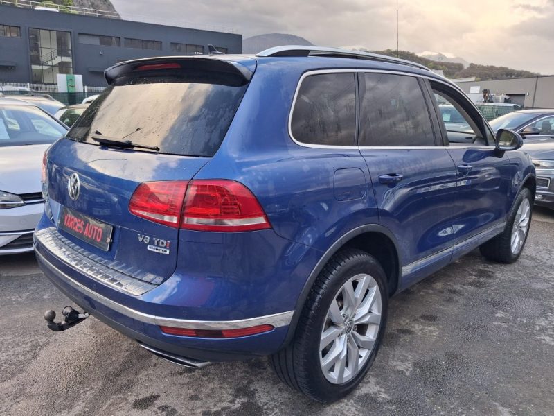 VOLKSWAGEN TOUAREG 3.0 V6 TDI 262 CV CARAT 4MOTION TOIT OUVRANT PANORAMIQUE/CUIR CHAUFFANT/GPS  2015