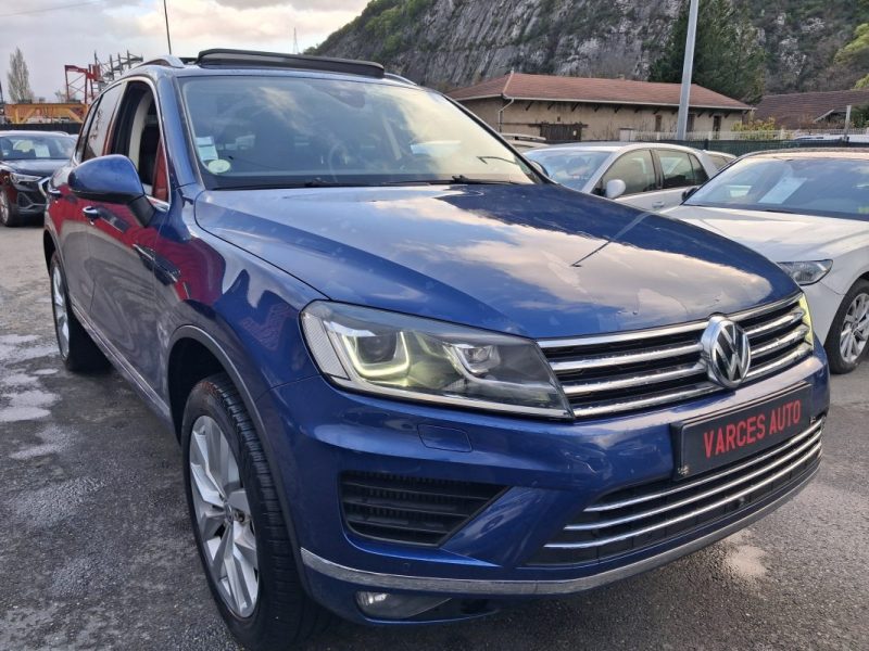 VOLKSWAGEN TOUAREG 3.0 V6 TDI 262 CV CARAT 4MOTION TOIT OUVRANT PANORAMIQUE/CUIR CHAUFFANT/GPS  2015