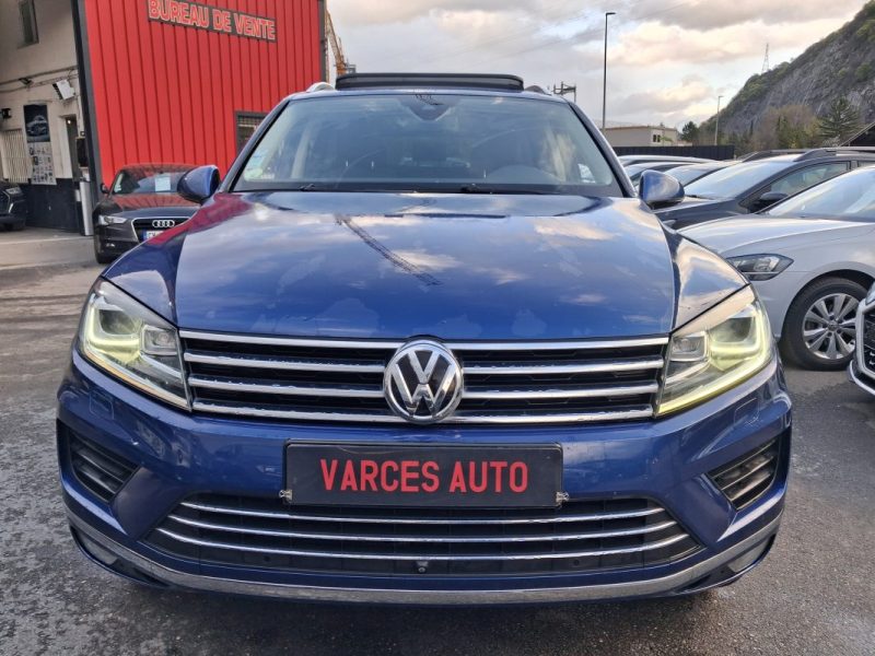 VOLKSWAGEN TOUAREG 3.0 V6 TDI 262 CV CARAT 4MOTION TOIT OUVRANT PANORAMIQUE/CUIR CHAUFFANT/GPS  2015