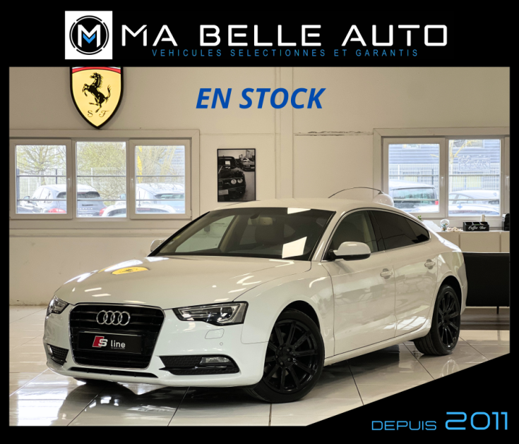 AUDI A5 2.0 TDI 143 AMBITION LUXE 2012 / 1ère main / xenon cuir JA18 gps / 229 euros mensuel