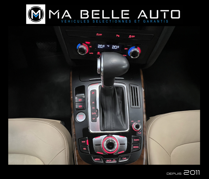AUDI A5 2.0 TDI 143 AMBITION LUXE 2012 / 1ère main / xenon cuir JA18 gps / 229 euros mensuel