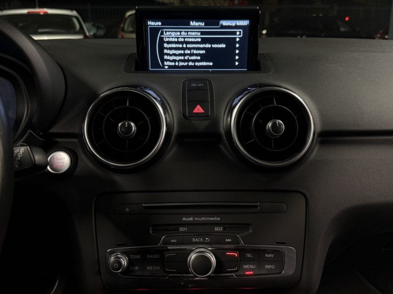 AUDI A1 PHASE 2 SPORTBACK S-LINE 1.4 TFSI 125 BOITE AUTO TOIT OUVRANT VIRTUAL COCKPIT - Garantie 1an