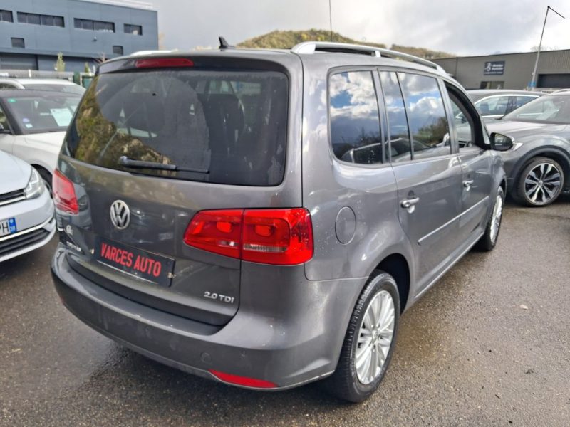 VOLKSWAGEN TOURAN 2.0 TDI 140 CV CUP 7PL TOIT OUVRANT PANORAMIQUE XENON LED  2015