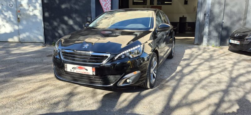 308 II  1.6l hdi 92ch Allure, Noir, *Clim auto*, *Radar AV/AR*, *Idéale jeune conducteur*