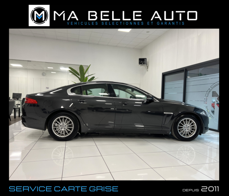 Jaguar XF 2.2d 163 / carnet + factures / cuir gps xenon attelage / 176 euros mensuel