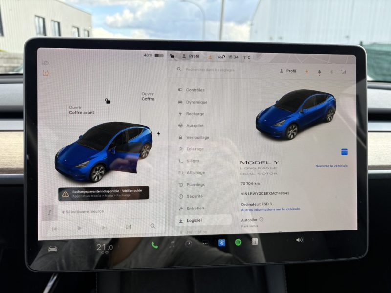 TESLA MODEL Y LONG RANGE DUAL MOTOR AWD 2021