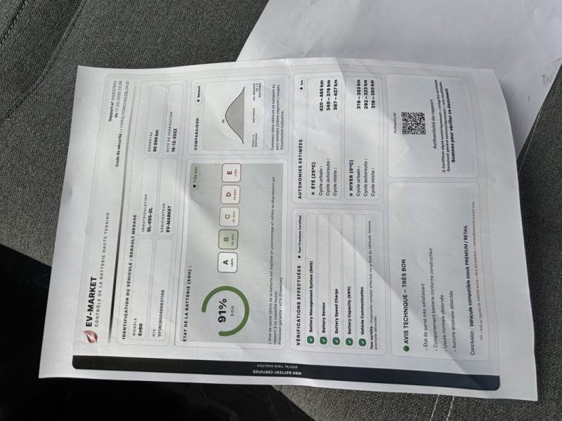 RENAULT MEGANE E-TECH ELECTRIC EV60 220CH OPTIMUM CHARGE EQUILIBRE 2022