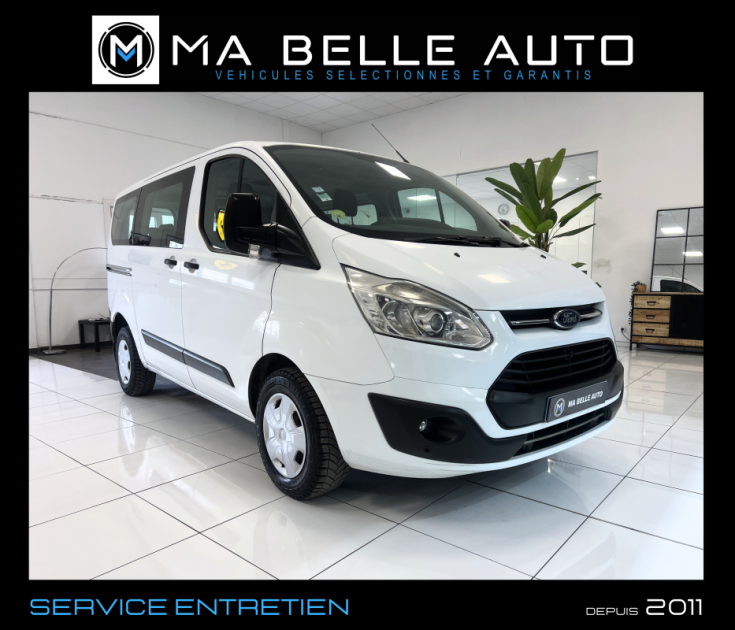 FORD TRANSIT CUSTOM 310 L1H1 2.0 TDCI 105 AMBIENTE 9 PLACES / 263 euros mensuel