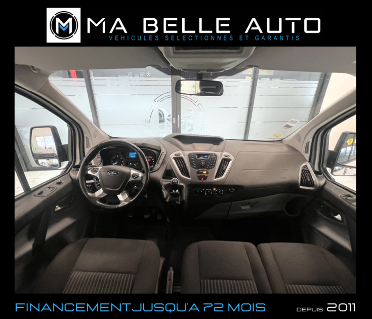 FORD TRANSIT CUSTOM 310 L1H1 2.0 TDCI 105 AMBIENTE 9 PLACES / 263 euros mensuel