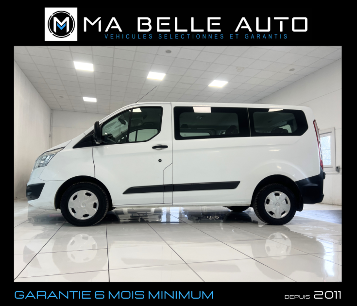 FORD TRANSIT CUSTOM 310 L1H1 2.0 TDCI 105 AMBIENTE 9 PLACES / 263 euros mensuel