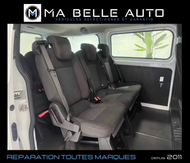 FORD TRANSIT CUSTOM 310 L1H1 2.0 TDCI 105 AMBIENTE 9 PLACES / 263 euros mensuel