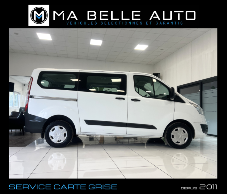 FORD TRANSIT CUSTOM 310 L1H1 2.0 TDCI 105 AMBIENTE 9 PLACES / 263 euros mensuel