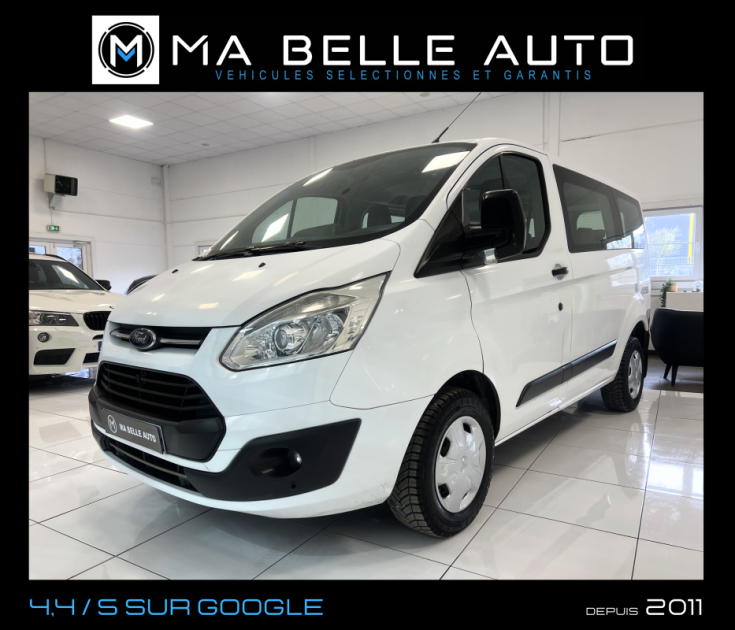 FORD TRANSIT CUSTOM 310 L1H1 2.0 TDCI 105 AMBIENTE 9 PLACES / 263 euros mensuel