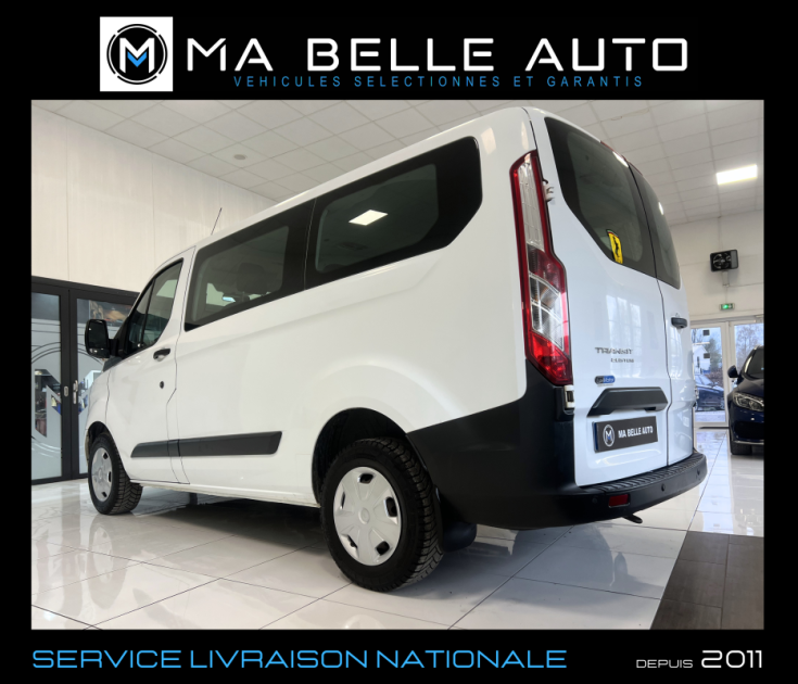 FORD TRANSIT CUSTOM 310 L1H1 2.0 TDCI 105 AMBIENTE 9 PLACES / 263 euros mensuel