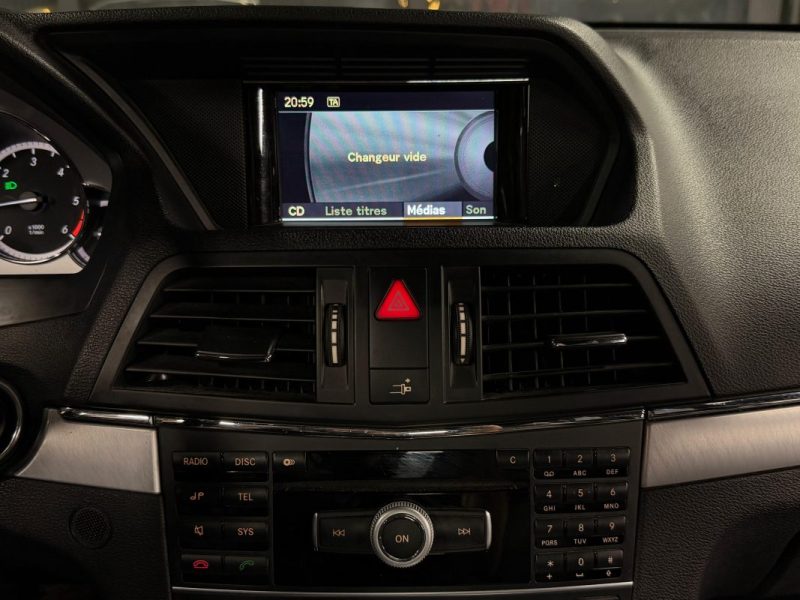 MERCEDES CLASSE E IV COUPE 220 D 2.2 170 Cv 89 900 Kms REELS / ORIGINE FRANCE - GARANTIE 1 AN