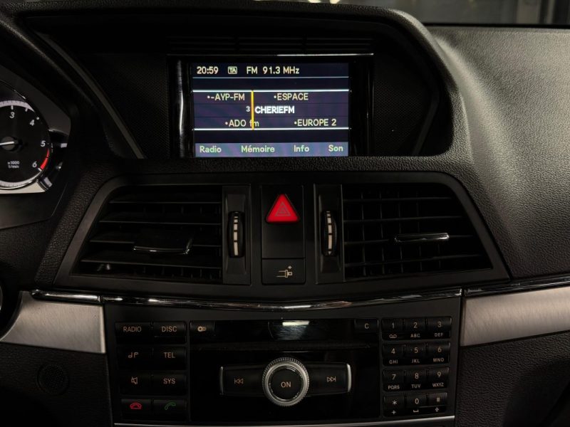 MERCEDES CLASSE E IV COUPE 220 D 2.2 170 Cv 89 900 Kms REELS / ORIGINE FRANCE - GARANTIE 1 AN