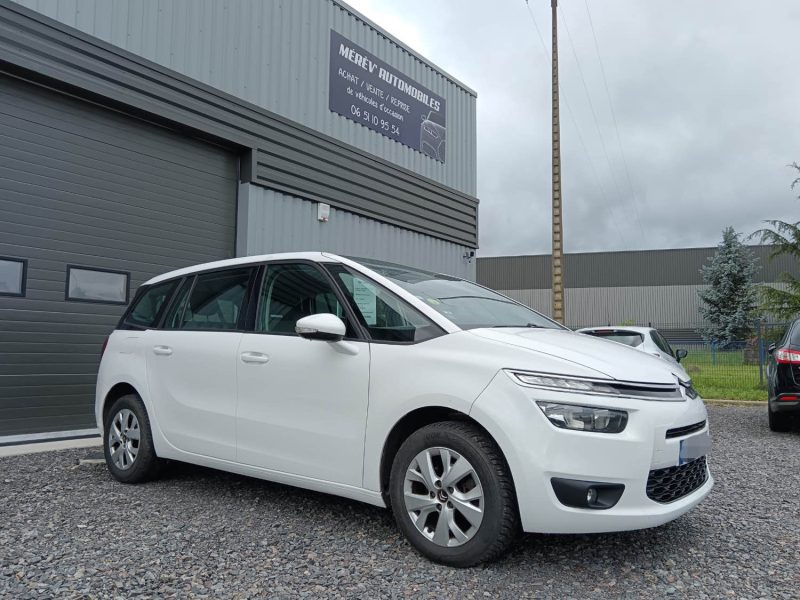 CITROEN GRAND C4 PICASSO 7 PLACES 1.6 BLUEHDI / DISTRIBUTION NEUVE / CT OK / Suivi Citroën