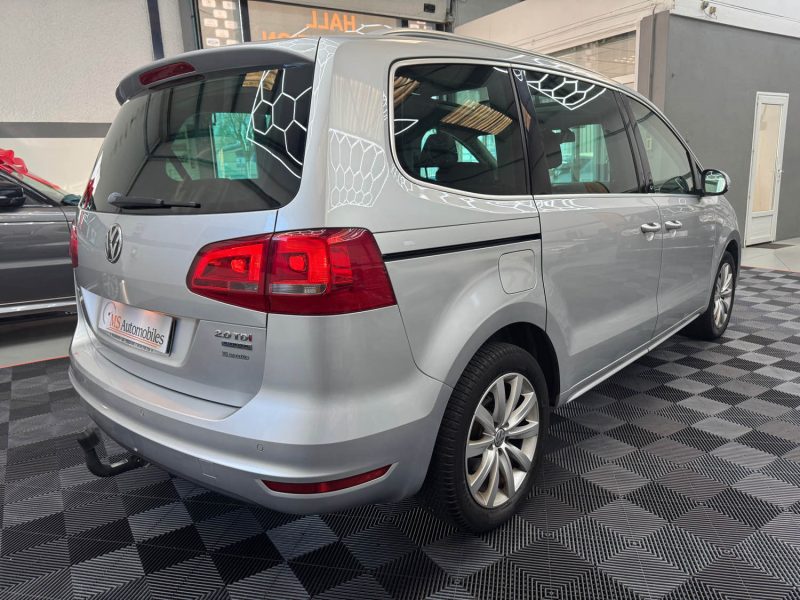 VOLKSWAGEN SHARAN 2.0 TDI 140ch 4MOTION CARAT 7PLACES 1ERE MAIN GARANTIE 12 MOIS HIST.COMPLET 🇨🇵