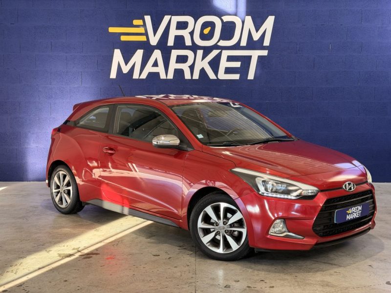 HYUNDAI i20 COUPE - 1.2L - 84 ch - BVM - IDEAL JEUNE PERMIS - REGULATEUR - CLIM - RADARS DE RECUL 