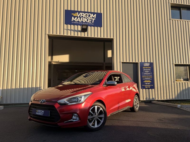 HYUNDAI i20 COUPE - 1.2L - 84 ch - BVM - IDEAL JEUNE PERMIS - REGULATEUR - CLIM - RADARS DE RECUL 