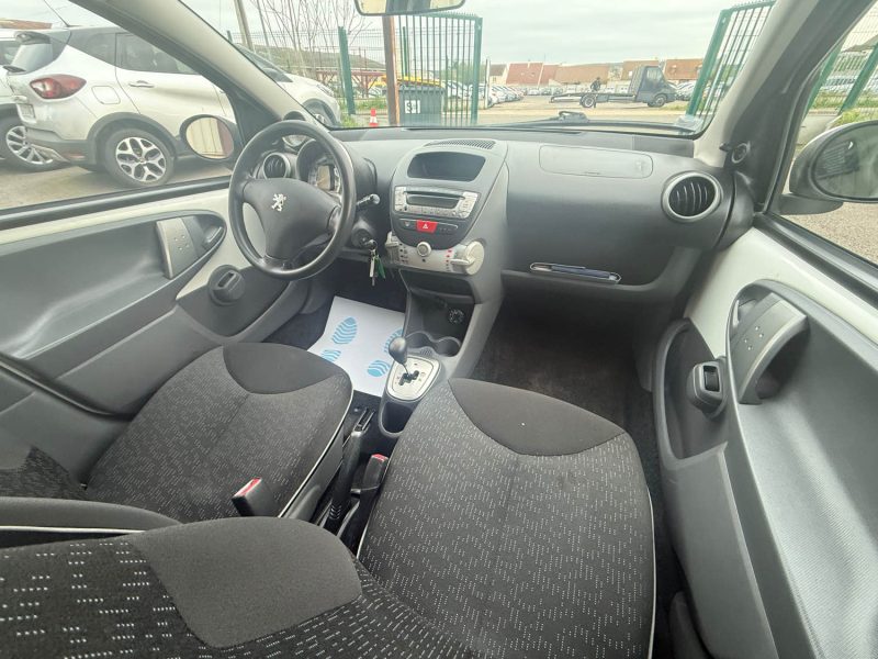 PEUGEOT 107 PHASE 2 1.0I - 12V 68CV BOITE AUTOMATIQUE 2011