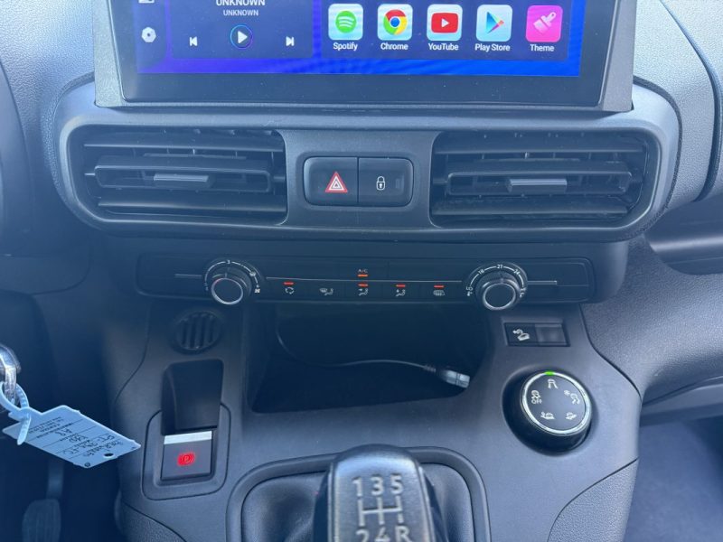 CITROEN BERLINGO M  BLUEHDI 75 GRIP MODE CAR PLAY 3 PLACES  2020 9500 TTC TVA RÉCUPÉRABLE 