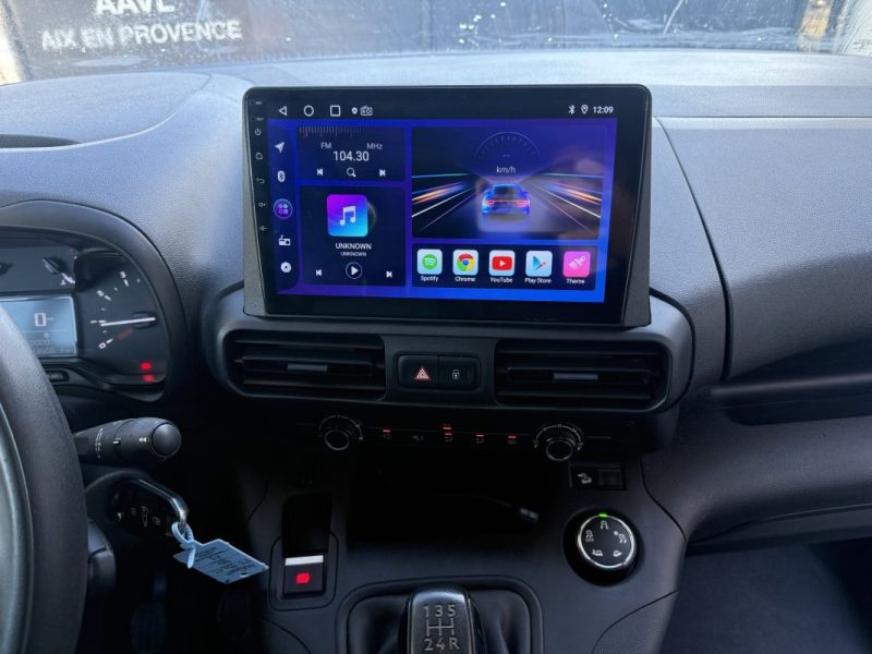 CITROEN BERLINGO M  BLUEHDI 75 GRIP MODE CAR PLAY 3 PLACES  2020 9500 TTC TVA RÉCUPÉRABLE 