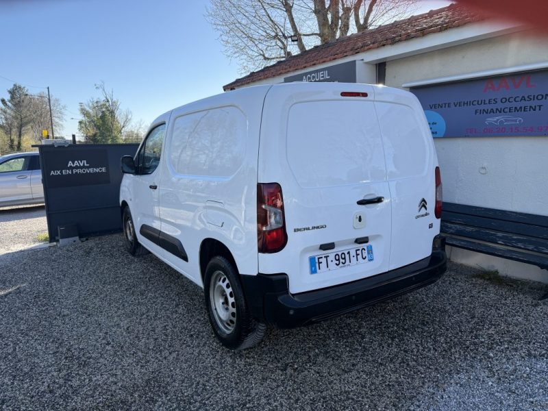 CITROEN BERLINGO M  BLUEHDI 75 GRIP MODE CAR PLAY 3 PLACES  2020 9500 TTC TVA RÉCUPÉRABLE 