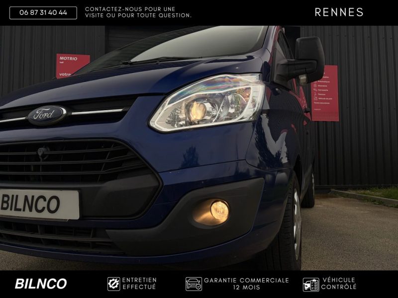 Ford Transit Custom 2.2 TDCi - SANS ADBLUE - L1H1 / TVA récupérable / Caméra de recul / Attelage