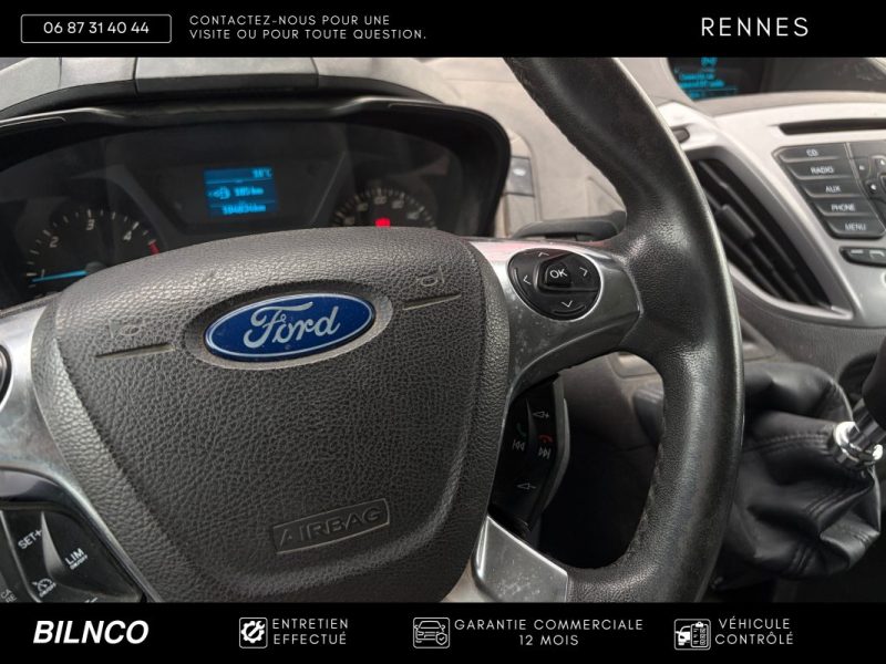 Ford Transit Custom 2.2 TDCi - SANS ADBLUE - L1H1 / TVA récupérable / Caméra de recul / Attelage