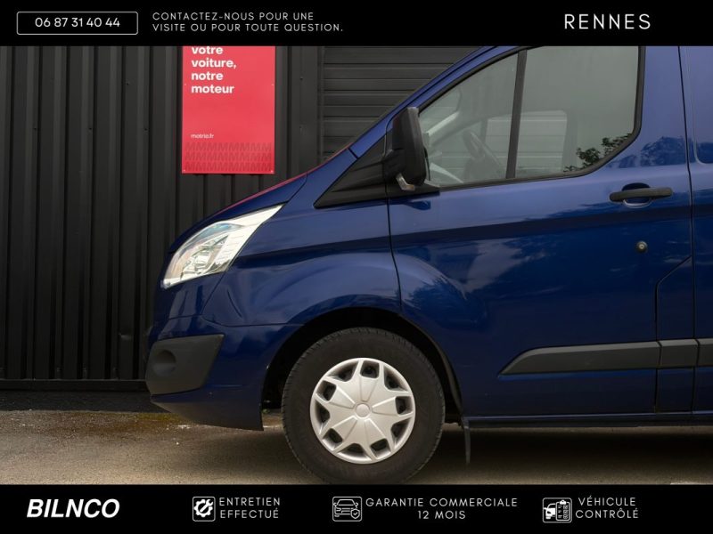 Ford Transit Custom 2.2 TDCi 101CH - SANS ADBLUE - L1H1 / TVA récupérable / Caméra de recul