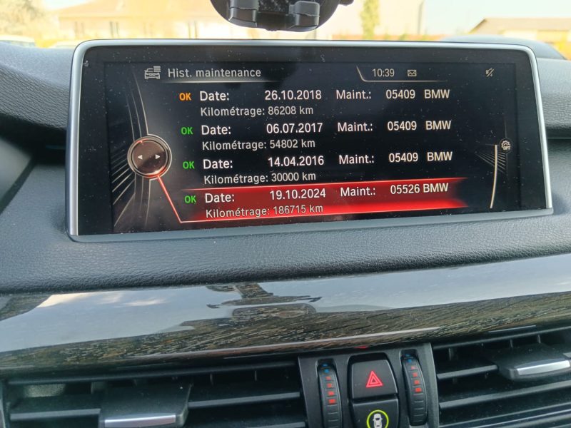 BMW X5 XDRIVE 30D 258 cv M SPORT A / SUIVI COMPLET BMW
