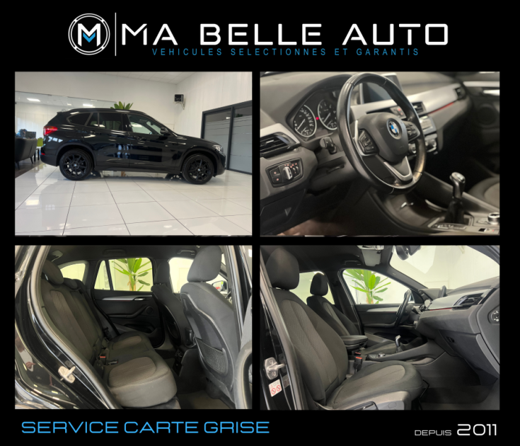 BMW X1 Sdrive16d 116 Full black / carnet / nombreuses options / 245 euros mensuel