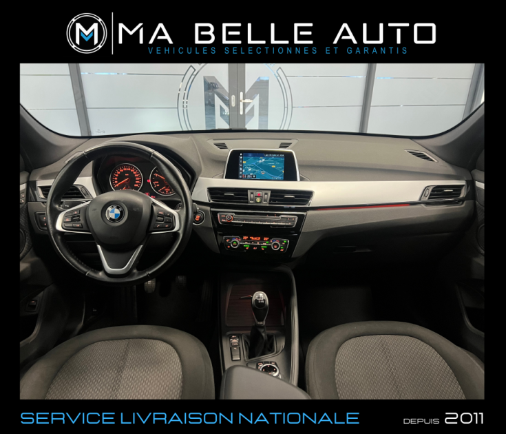 BMW X1 Sdrive16d 116 Full black / carnet / nombreuses options / 245 euros mensuel