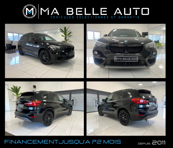 BMW X1 Sdrive16d 116 Full black / carnet / nombreuses options / 245 euros mensuel