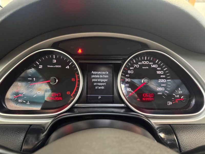 AUDI Q7 3.0 TDI V6 240ch QUATTRO TIPTRONIC6 SLINE FULL 7 PLACES GARANTIE 12 MOIS HISTORIQUE COMPLET