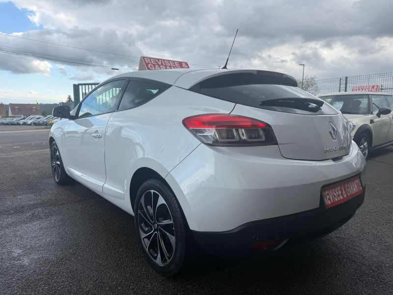 RENAULT MEGANE BOSE 3 PHASE 3 COUPE BOITE AUTOMATIQUE 1.2I - 16V TURBO TCE 130CV 2016