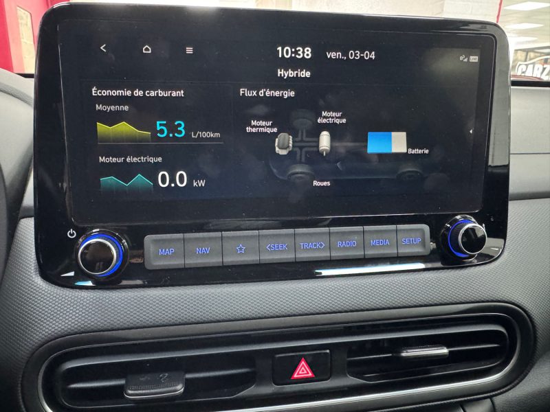 HYUNDAI KONA SUV PHASE 2 HYBRIDE 141cv CREATIVE/1 ERE MAIN/TVA RECUPERABLE