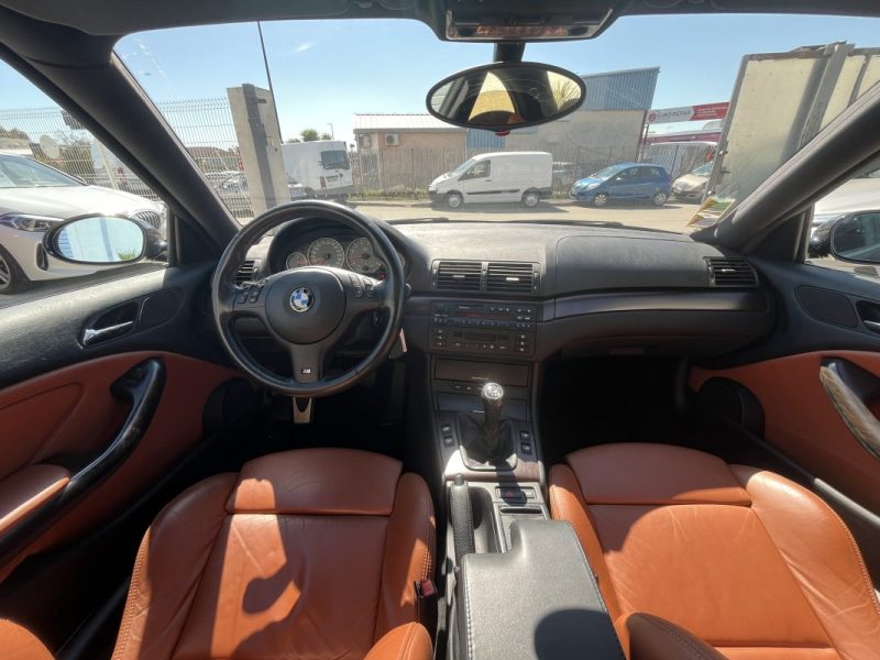 B.M.W. M3  E46 3.2 343 CV 6 CYLINDRES TOIT OUVRANT CUIR 2002