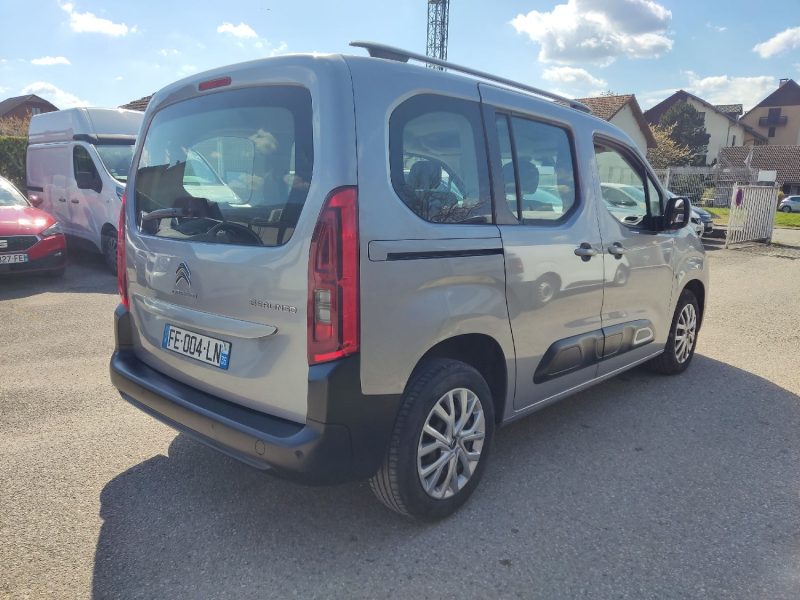 CITROEN BERLINGO M BLUEHDI 100CH FEEL GARANTIE 6 MOIS 2 PORTES LATERALES 2019