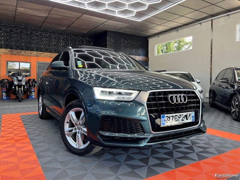 AUDI Q3 2.0 TDI 184CH QUATTRO S-LINE S TRONIC 7 CAMERA / TOIT OUVRANT - GARANTIE 12 OU 60 MOIS 