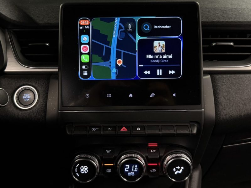 RENAULT CAPTUR II INTENS 1.3 TCE 130 Cv 1ERE MAIN 6900 Kms APPLE CARPLAY LEDS KEYLESS - Garantie 1an