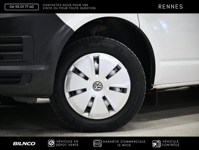 VW TRANSPORTER 2.0TDI 102 BVM5 TVA RECUPERABLE - SUIVI COMPLET / WEBASTO