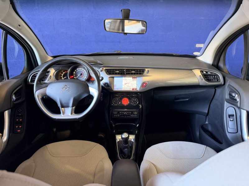 CITROËN C3 EXCLUSIVE - 1.6 L HDi - 92 ch - COURROIE NEUVE - TOIT PANORAMIQUE - IDEAL JEUNE PERMIS 